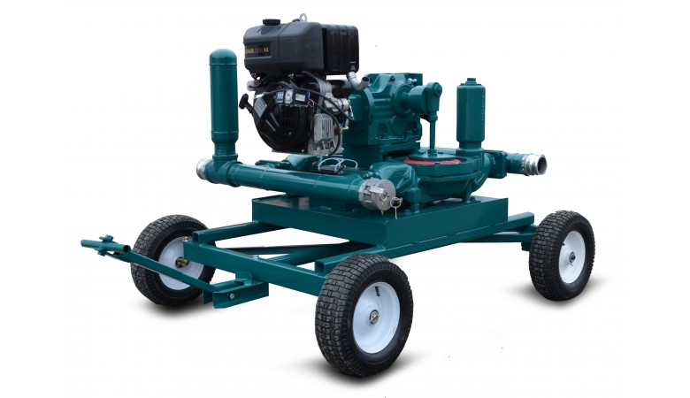 Mud Sucker® 3" Standard Engine Double Diaphragm Pump | Wastecorp